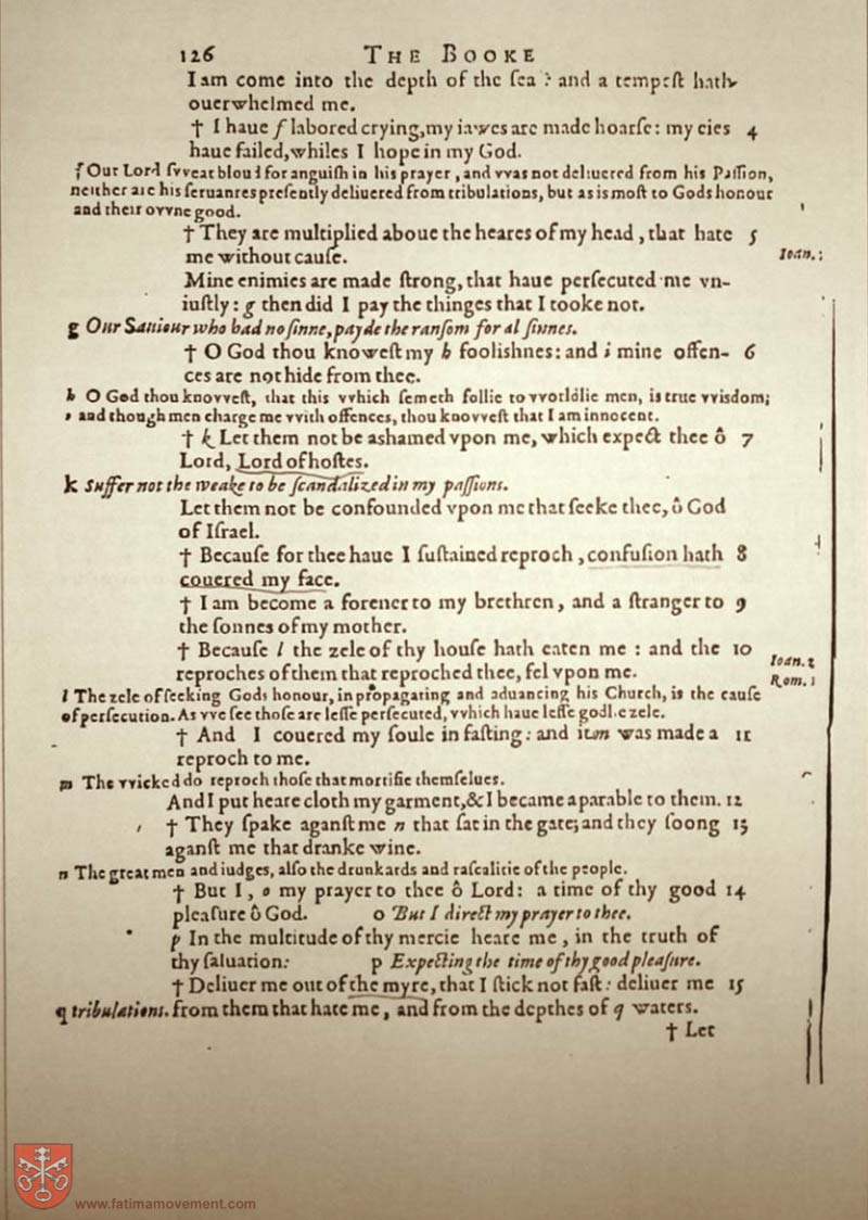 Original Douay Rheims Catholic Bible scan 1261