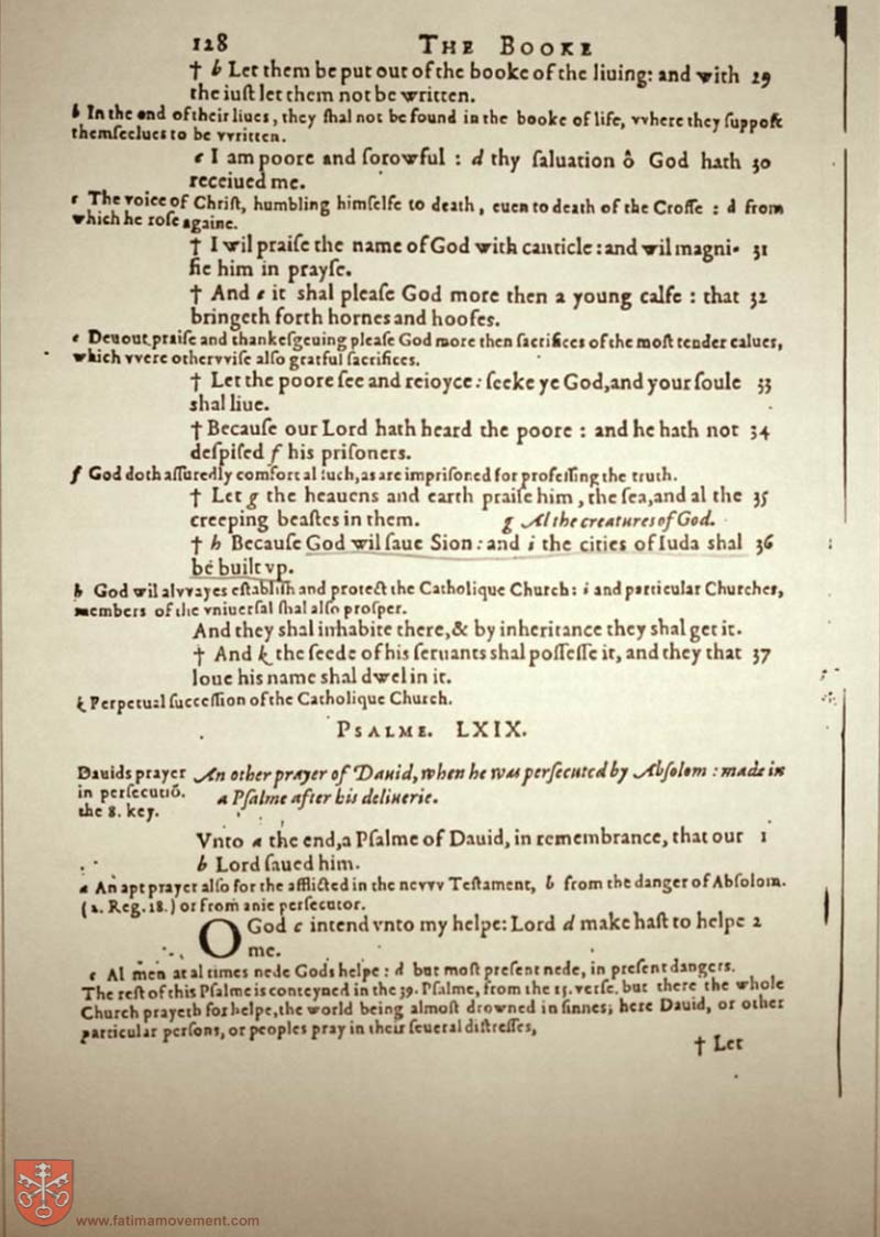 Original Douay Rheims Catholic Bible scan 1263