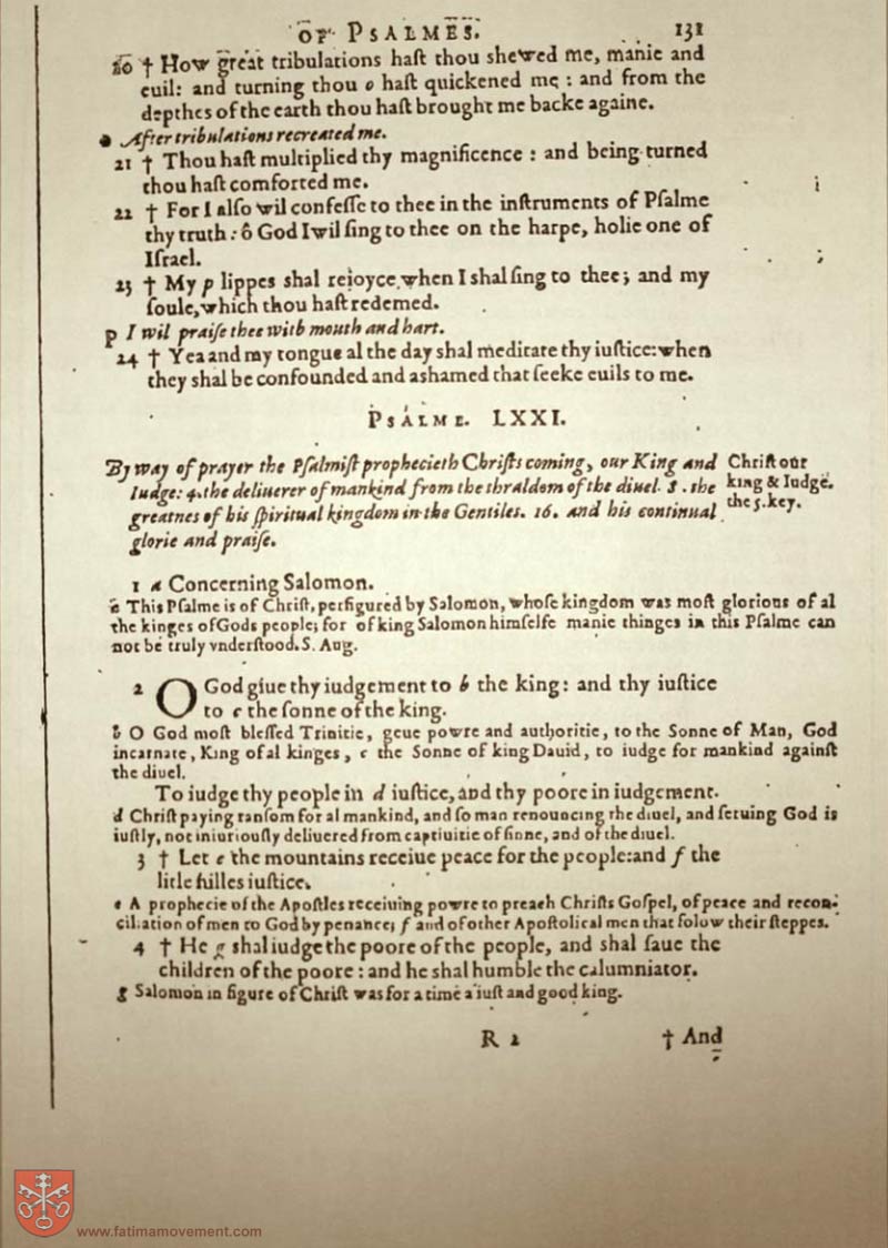 Original Douay Rheims Catholic Bible scan 1266