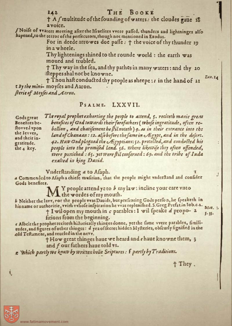 Original Douay Rheims Catholic Bible scan 1277