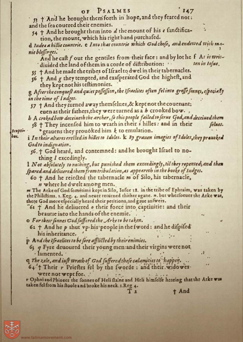 Original Douay Rheims Catholic Bible scan 1282