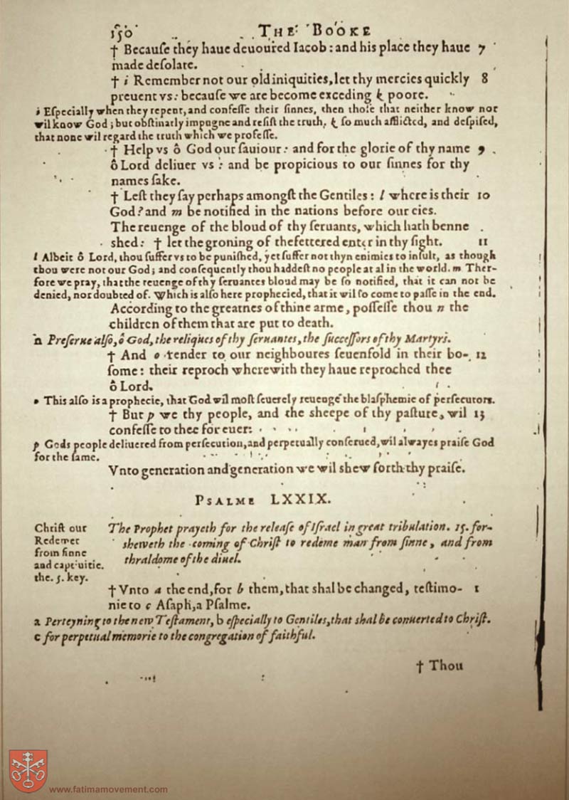 Original Douay Rheims Catholic Bible scan 1285