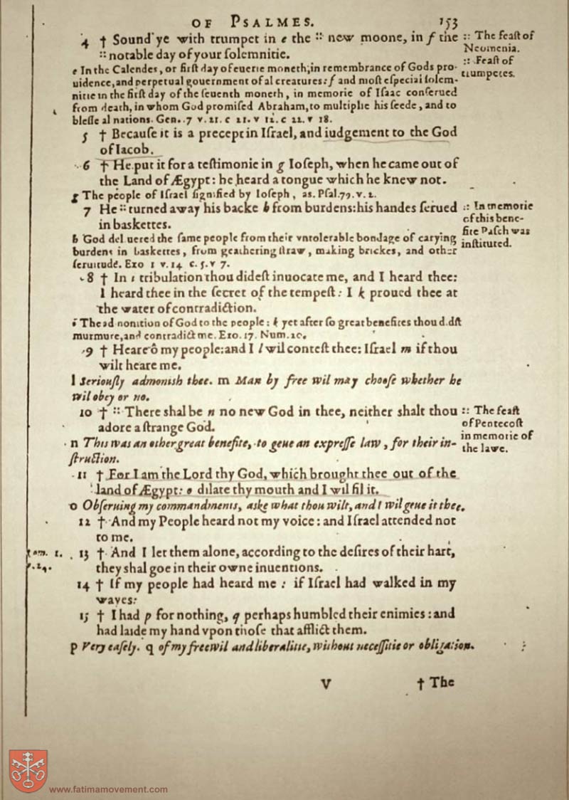 Original Douay Rheims Catholic Bible scan 1288