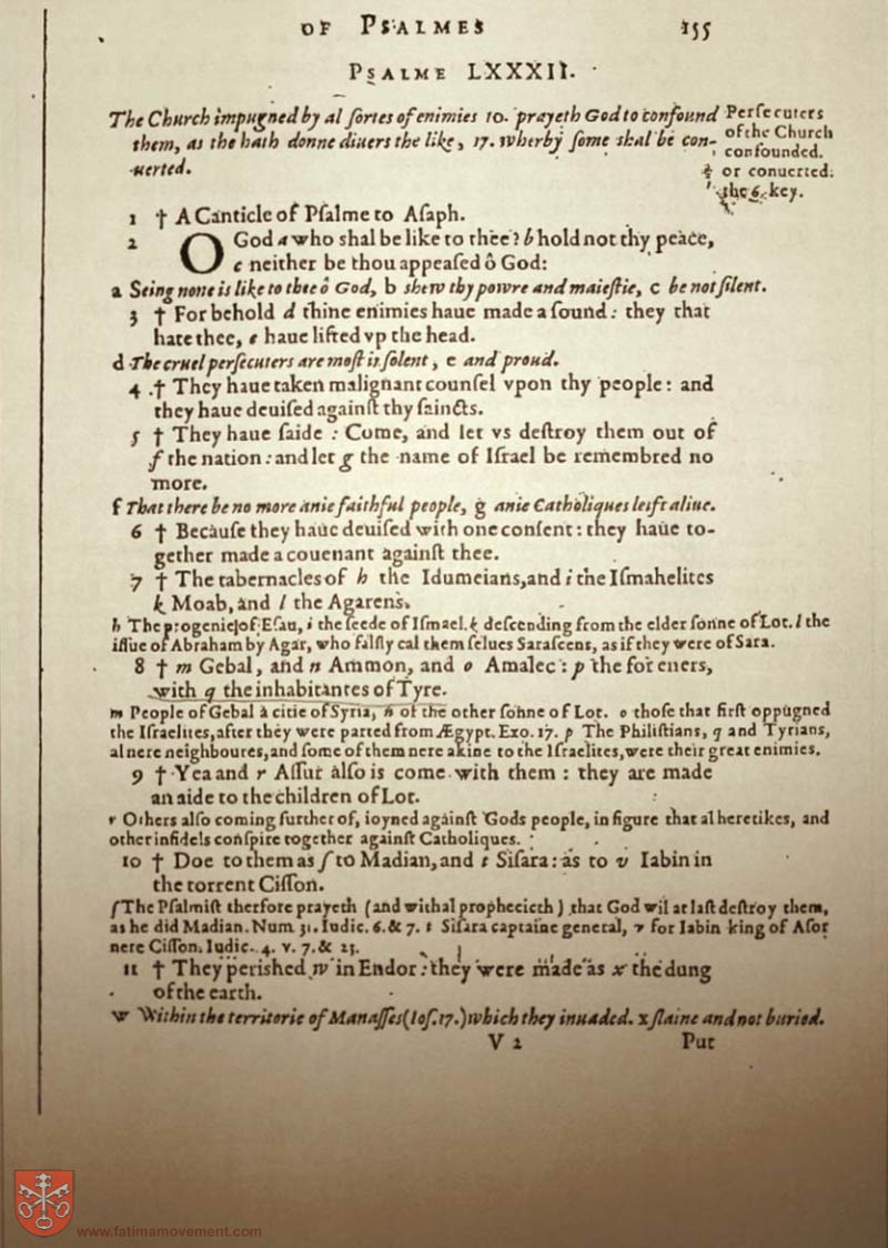 Original Douay Rheims Catholic Bible scan 1290