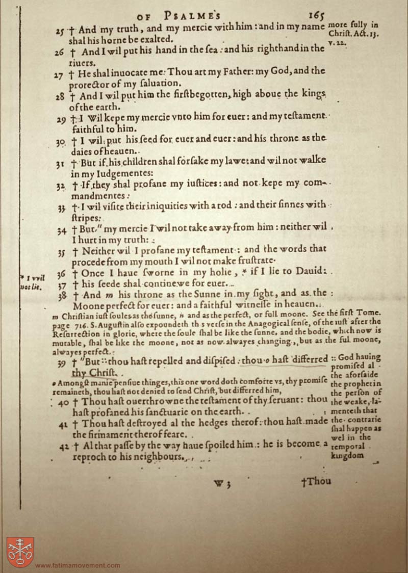 Original Douay-Rheims Catholic Bible scan 1300
