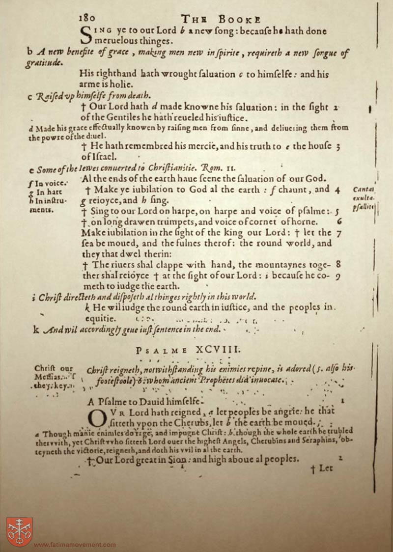Original Douay Rheims Catholic Bible scan 1315
