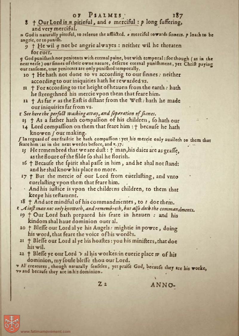 Original Douay Rheims Catholic Bible scan 1322