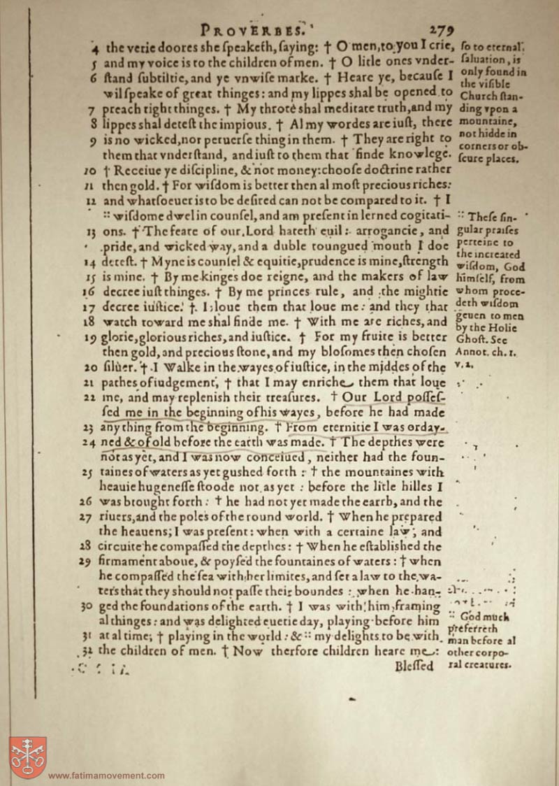 Original Douay Rheims Catholic Bible scan 1414