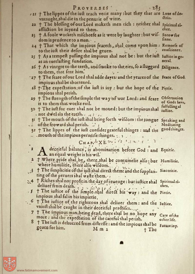Original Douay Rheims Catholic Bible scan 1418