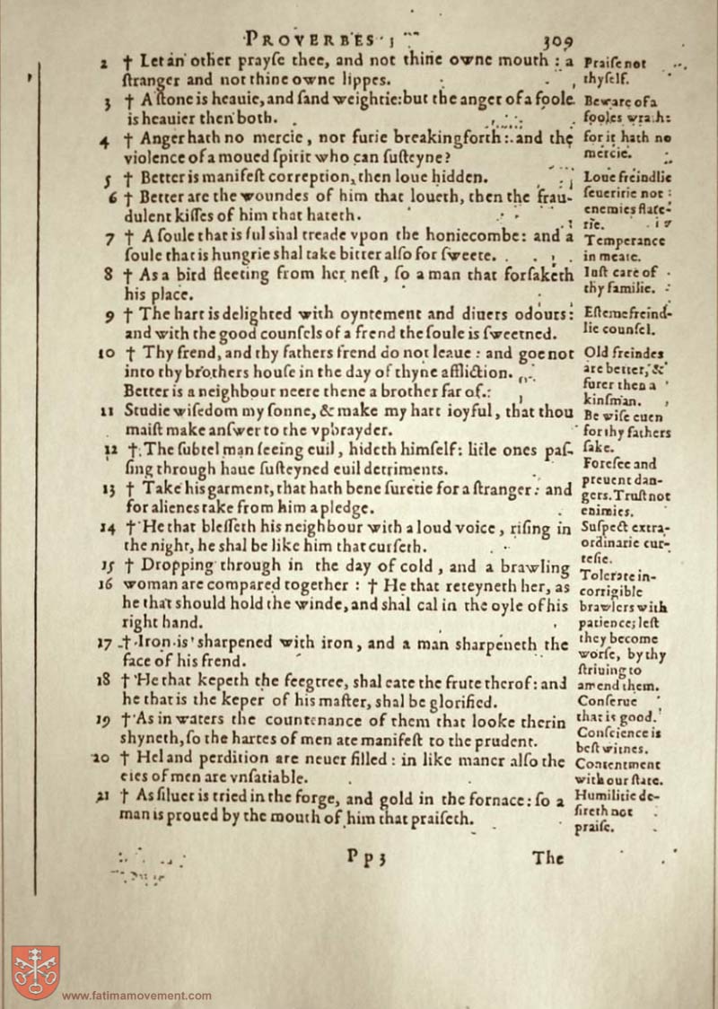Original Douay Rheims Catholic Bible scan 1444