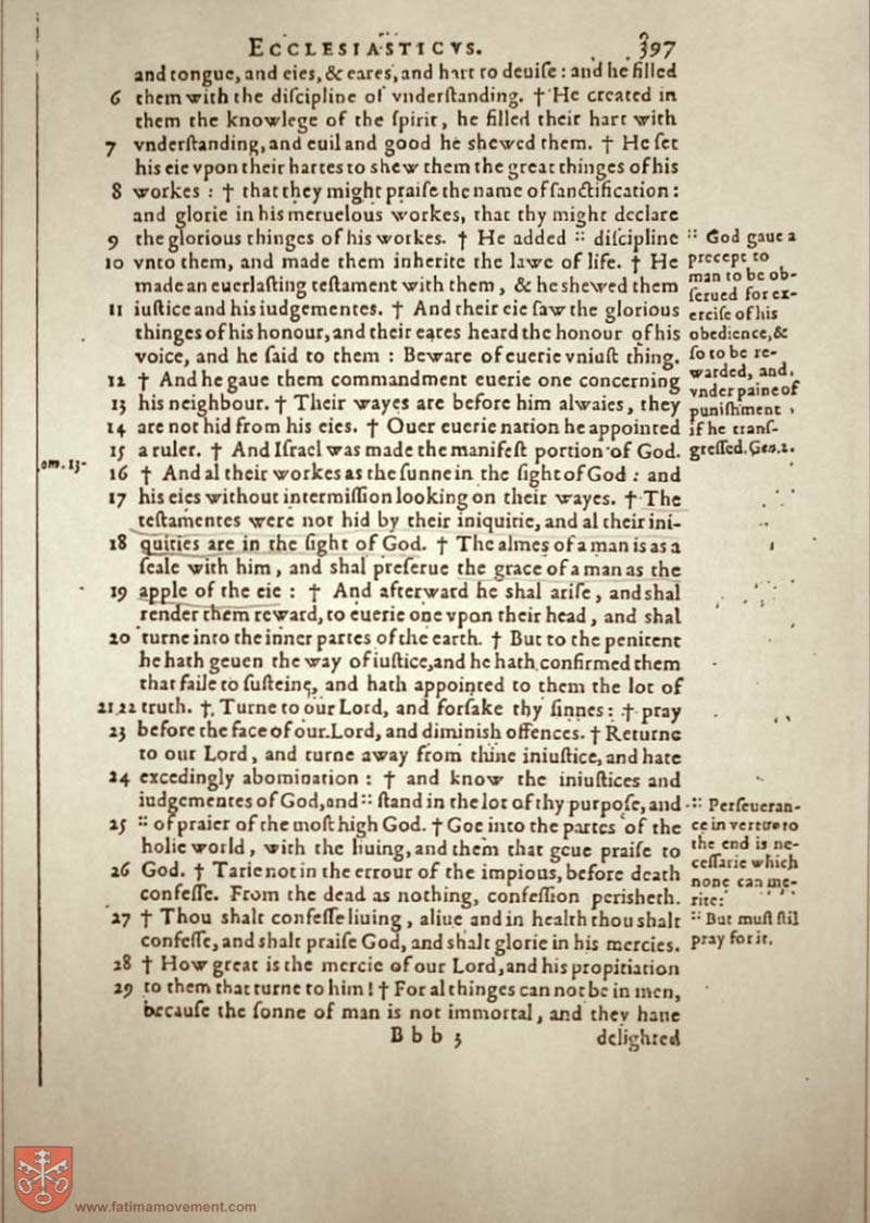 Original Douay Rheims Catholic Bible scan 1532