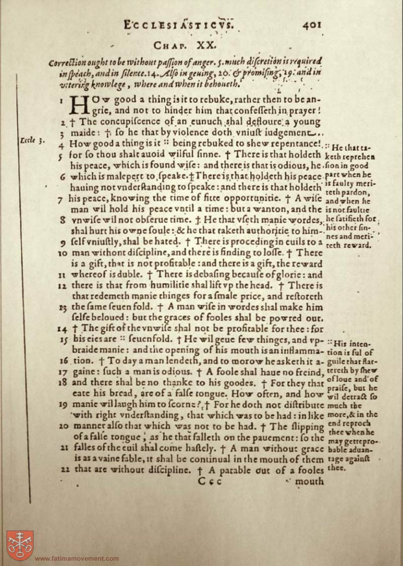 Original Douay Rheims Catholic Bible scan 1536