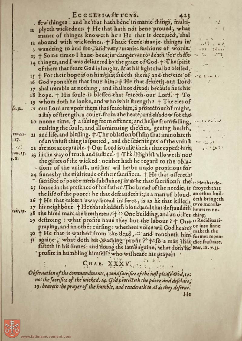 Original Douay Rheims Catholic Bible scan 0000