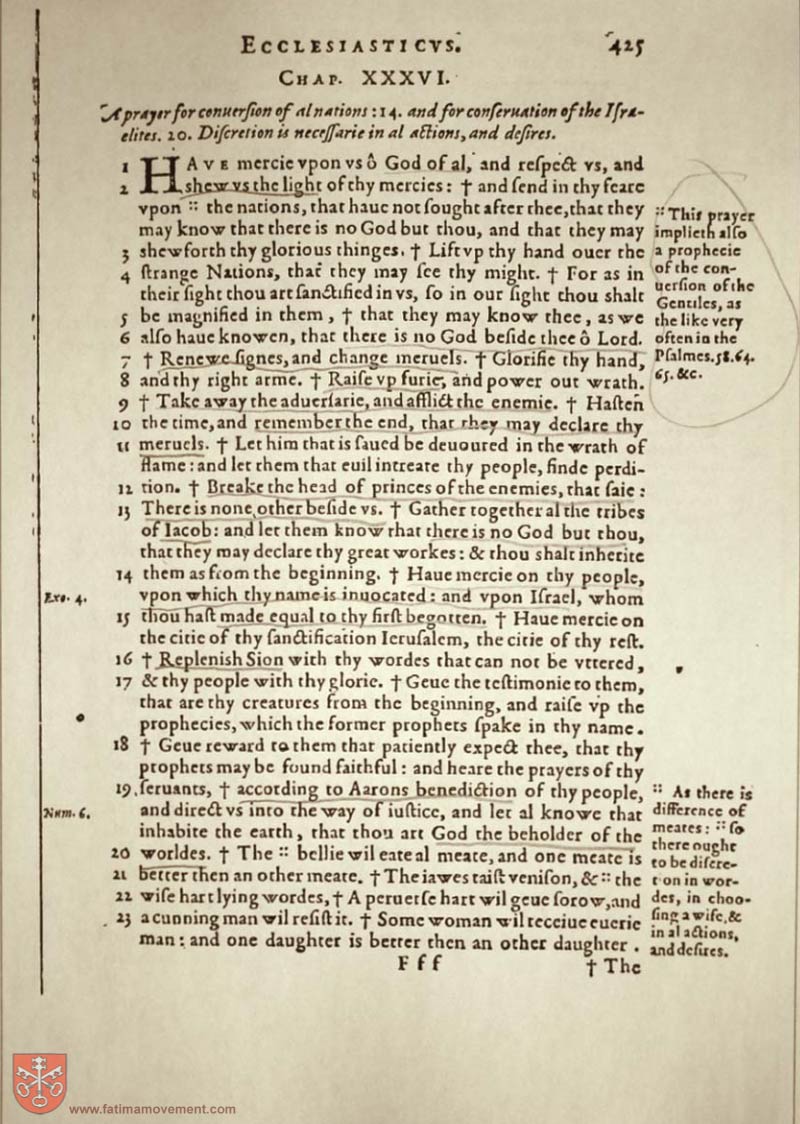 Original Douay Rheims Catholic Bible scan 1560