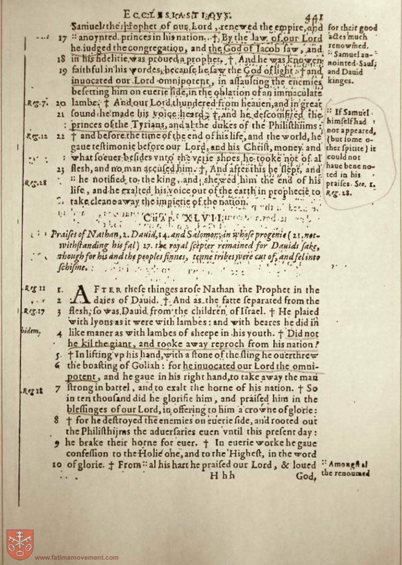 Original Douay Rheims Catholic Bible scan 1576