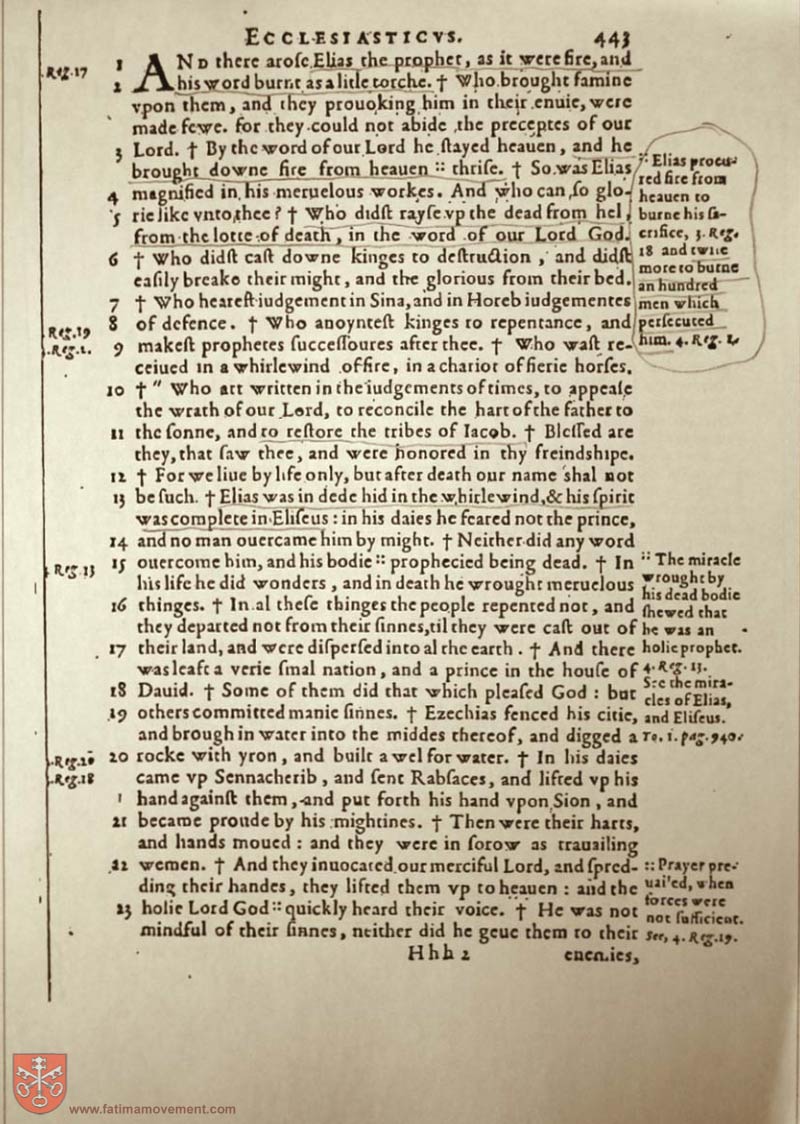 Original Douay Rheims Catholic Bible scan 1578