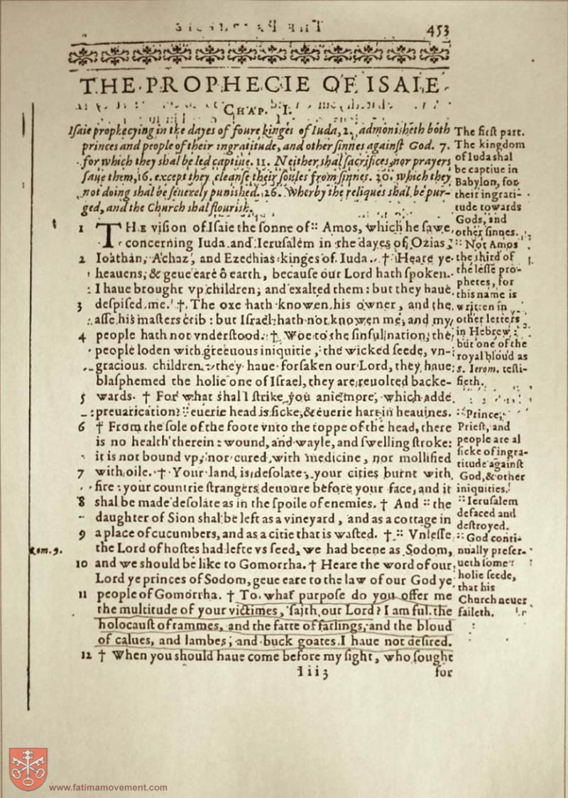 Original Douay Rheims Catholic Bible scan 1588
