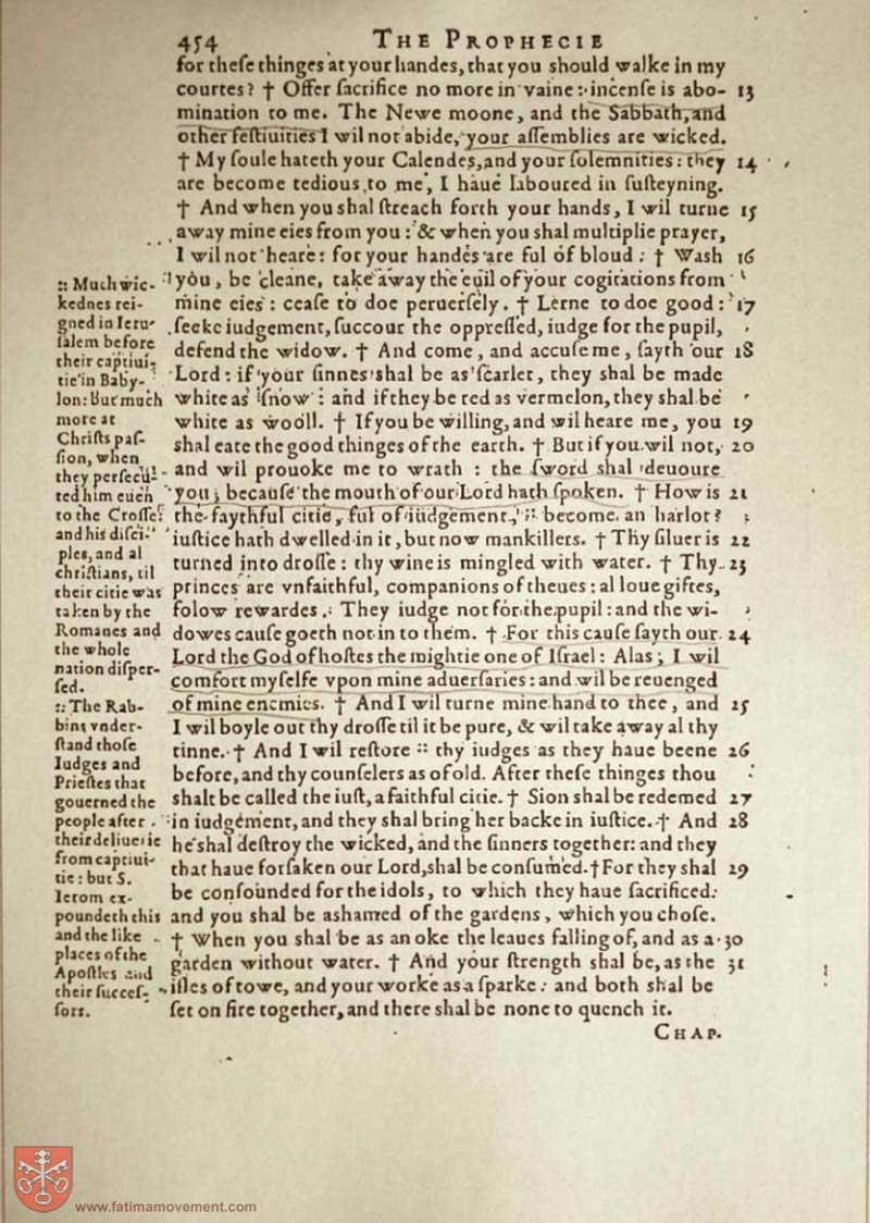 Original Douay Rheims Catholic Bible scan 1589