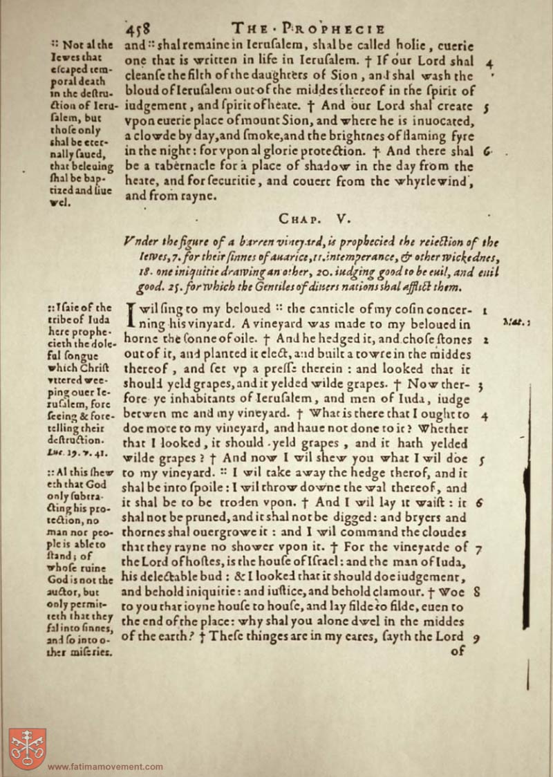 Original Douay Rheims Catholic Bible scan 1593