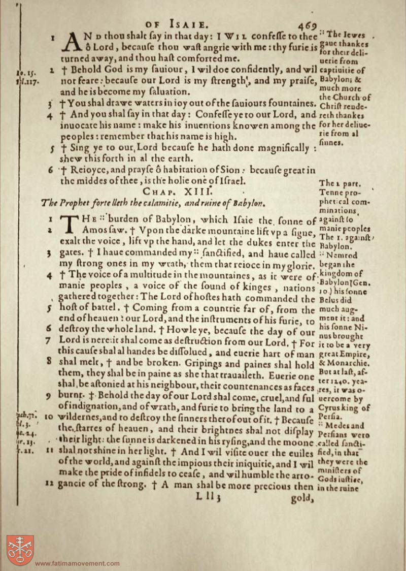 Original Douay Rheims Catholic Bible scan 1604
