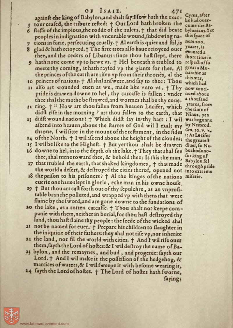Original Douay Rheims Catholic Bible scan 0000