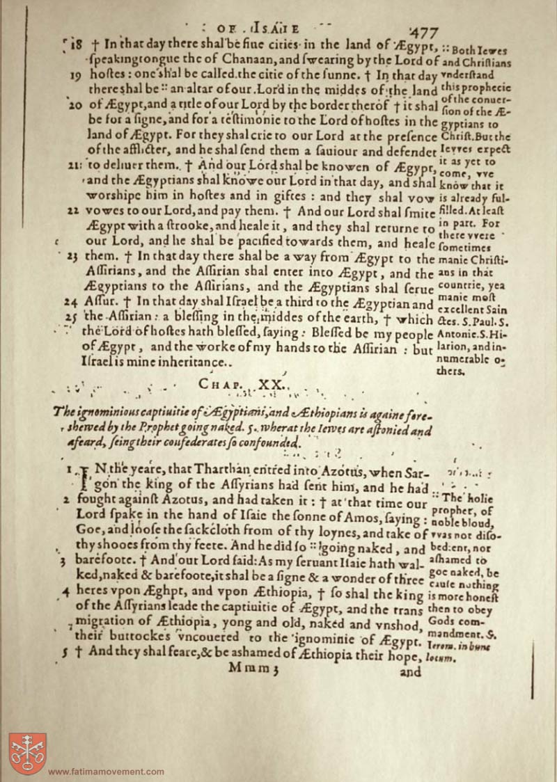 Original Douay Rheims Catholic Bible scan 1612