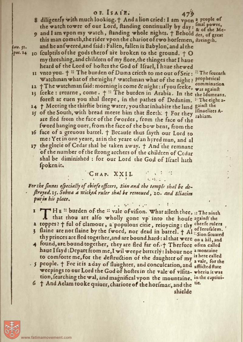 Original Douay Rheims Catholic Bible scan 1614