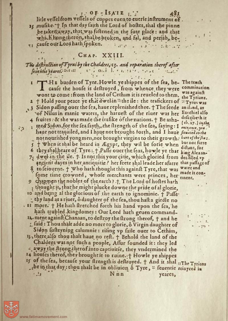 Original Douay Rheims Catholic Bible scan 1616