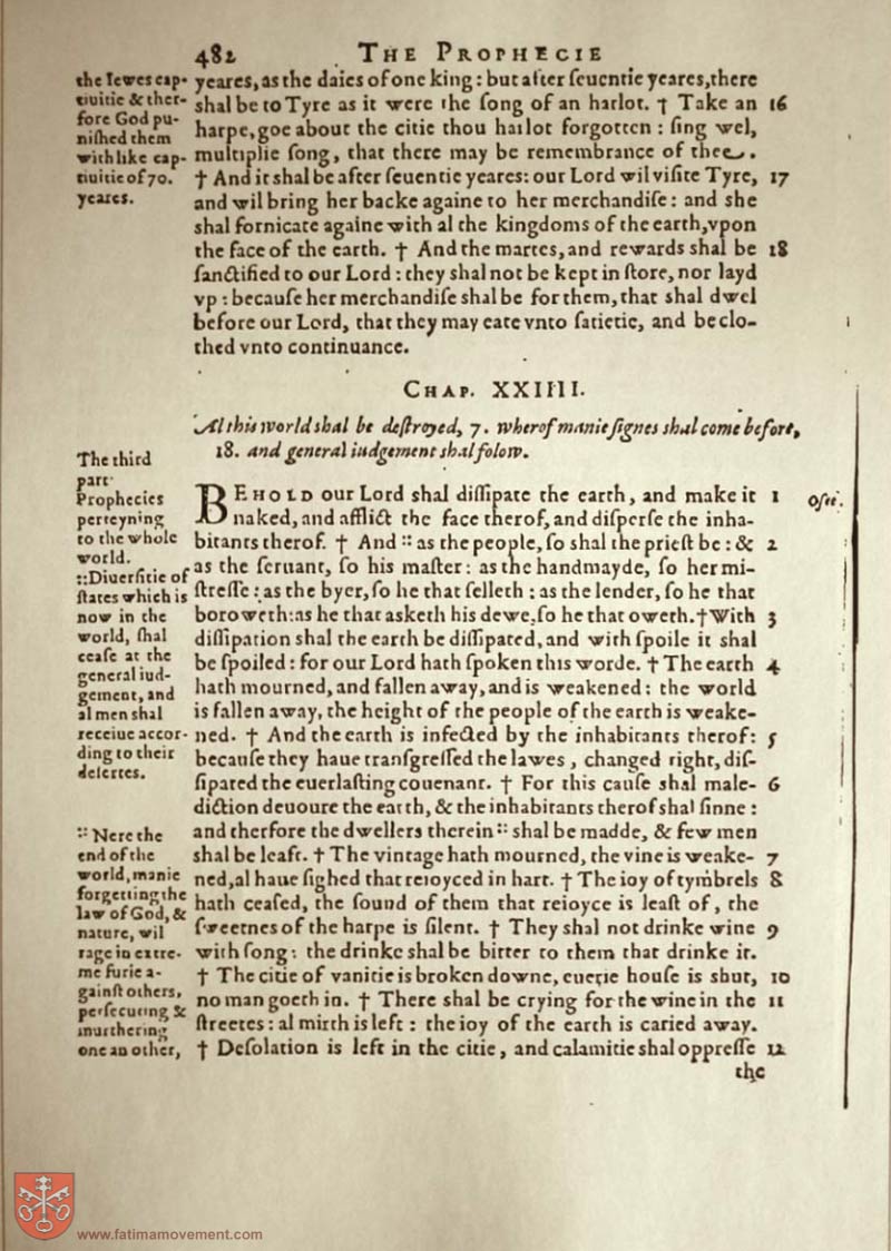 Original Douay Rheims Catholic Bible scan 1617