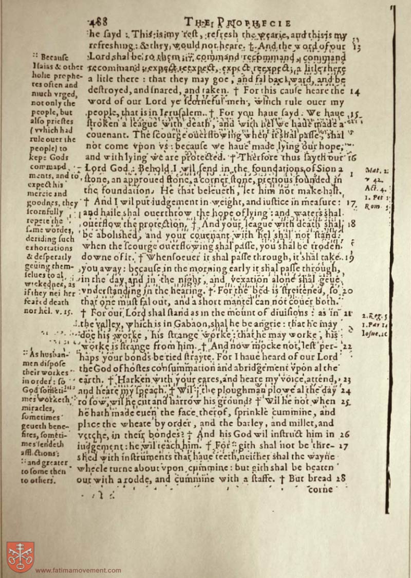Original Douay Rheims Catholic Bible scan 1623