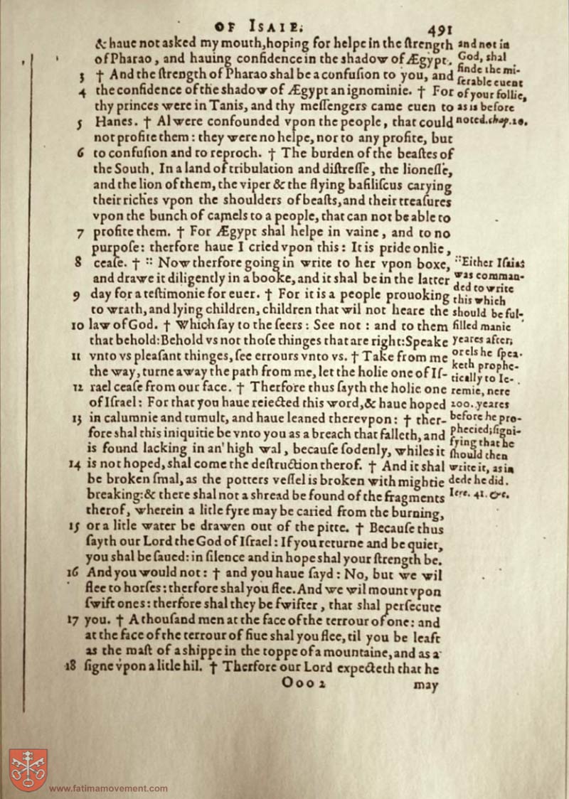 Original Douay Rheims Catholic Bible scan 1626