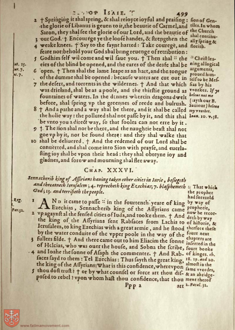 Original Douay Rheims Catholic Bible scan 1634