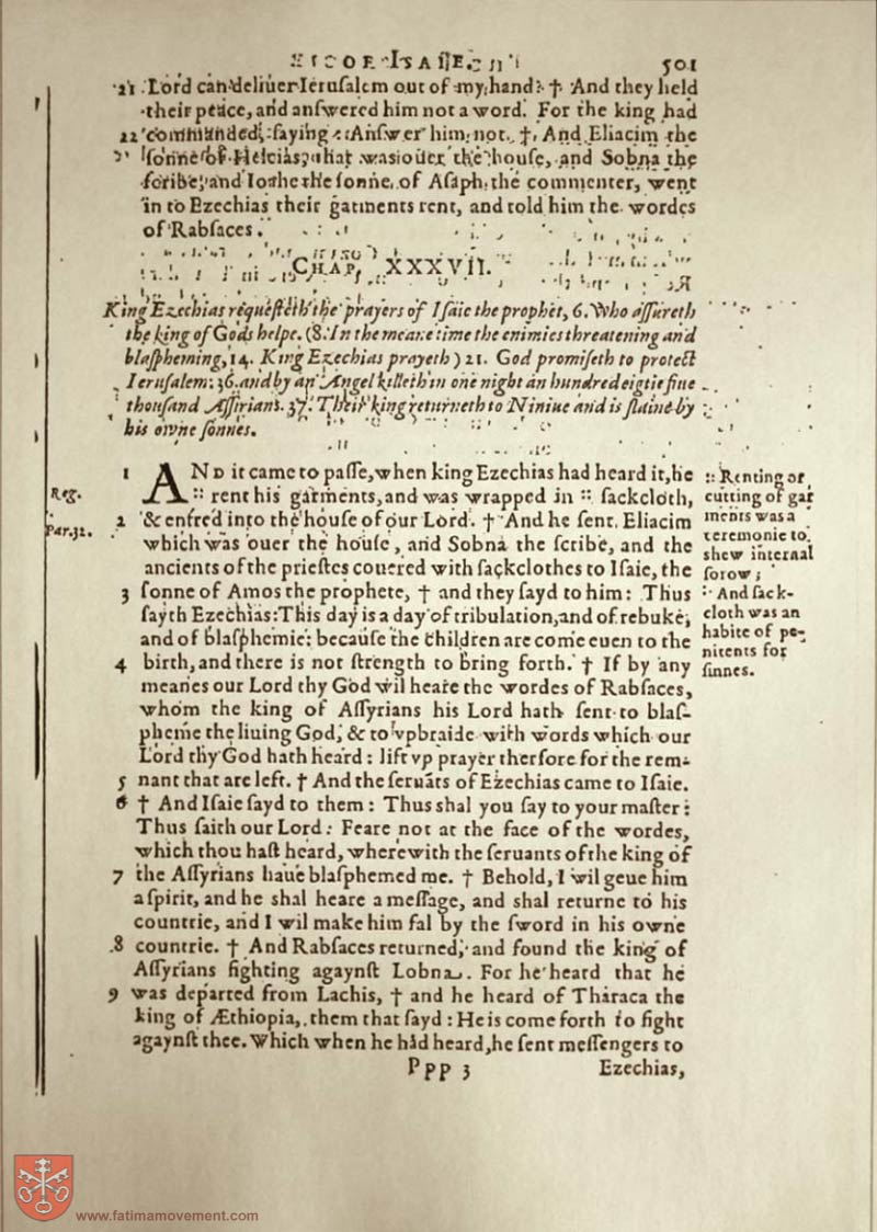 Original Douay Rheims Catholic Bible scan 1636