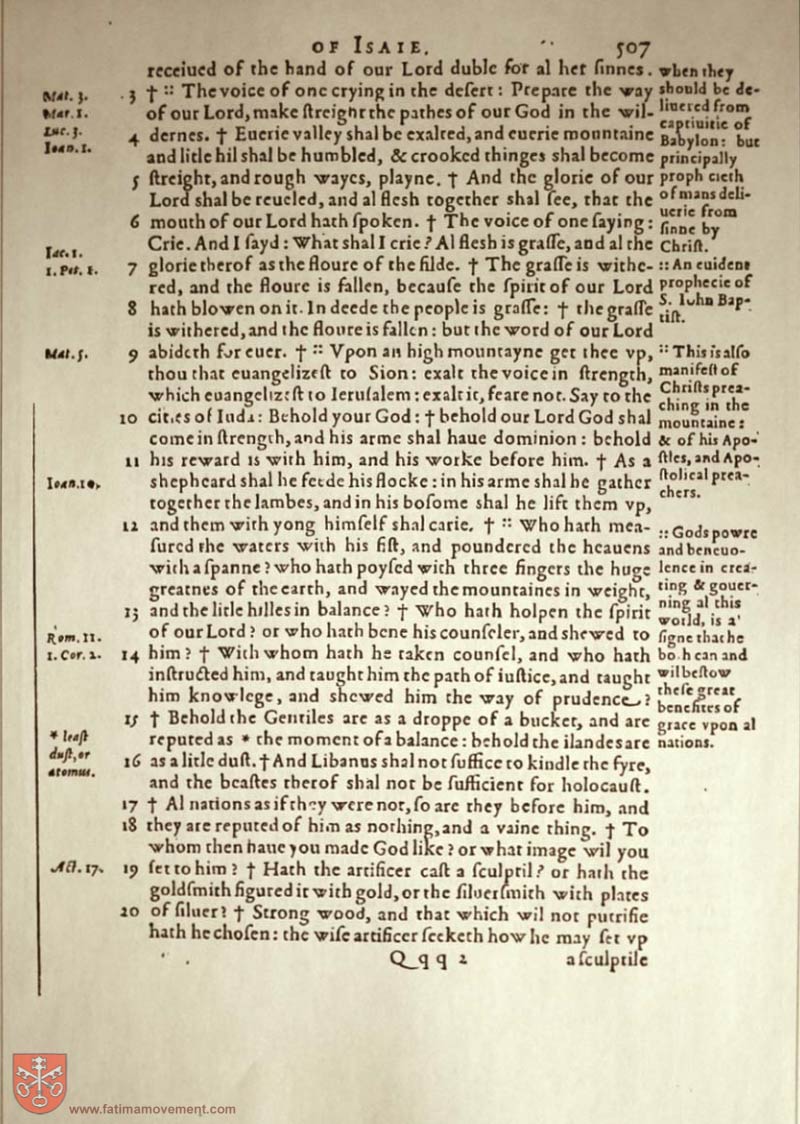 Original Douay Rheims Catholic Bible scan 1642