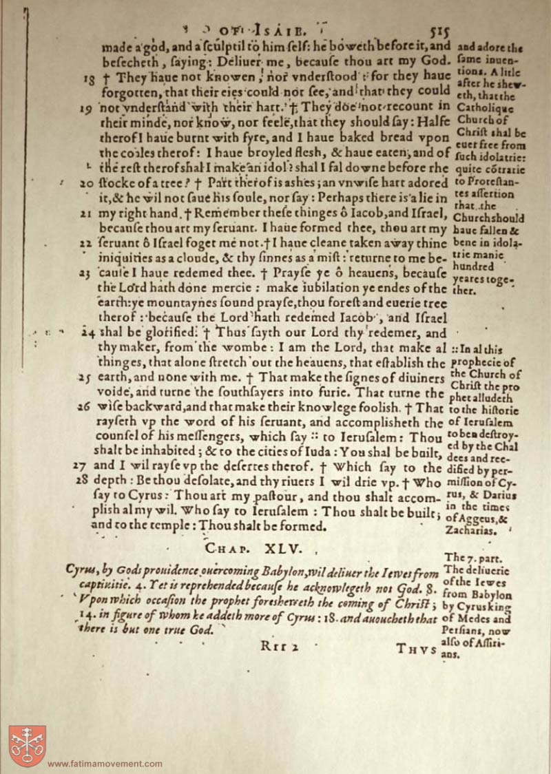 Original Douay Rheims Catholic Bible scan 1650