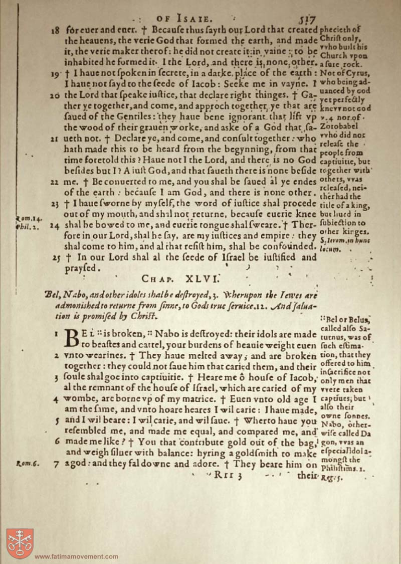 Original Douay Rheims Catholic Bible scan 1652