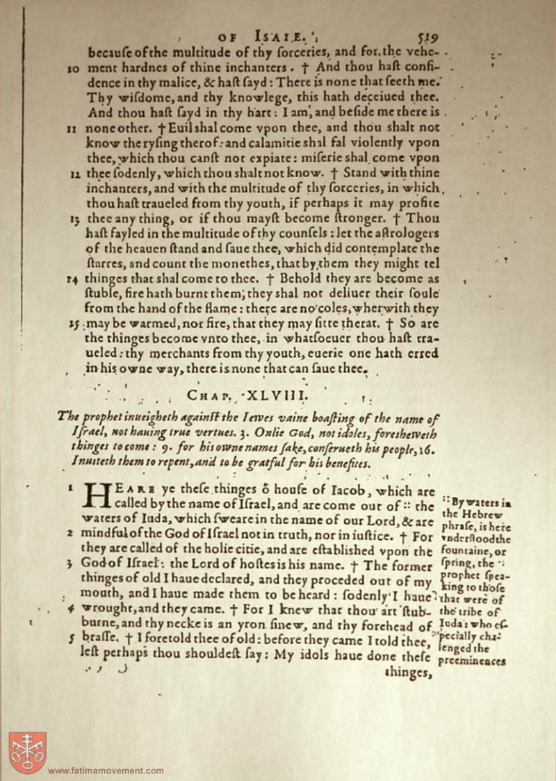 Original Douay Rheims Catholic Bible scan 1654