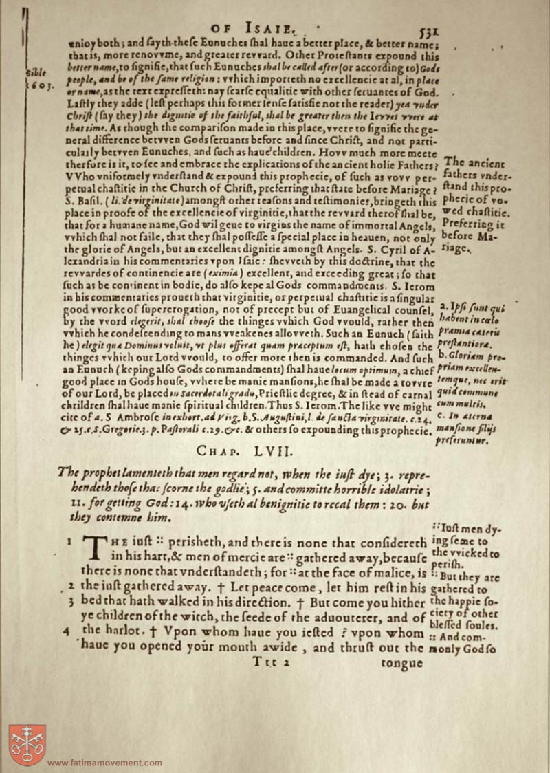 Original Douay Rheims Catholic Bible scan 1666