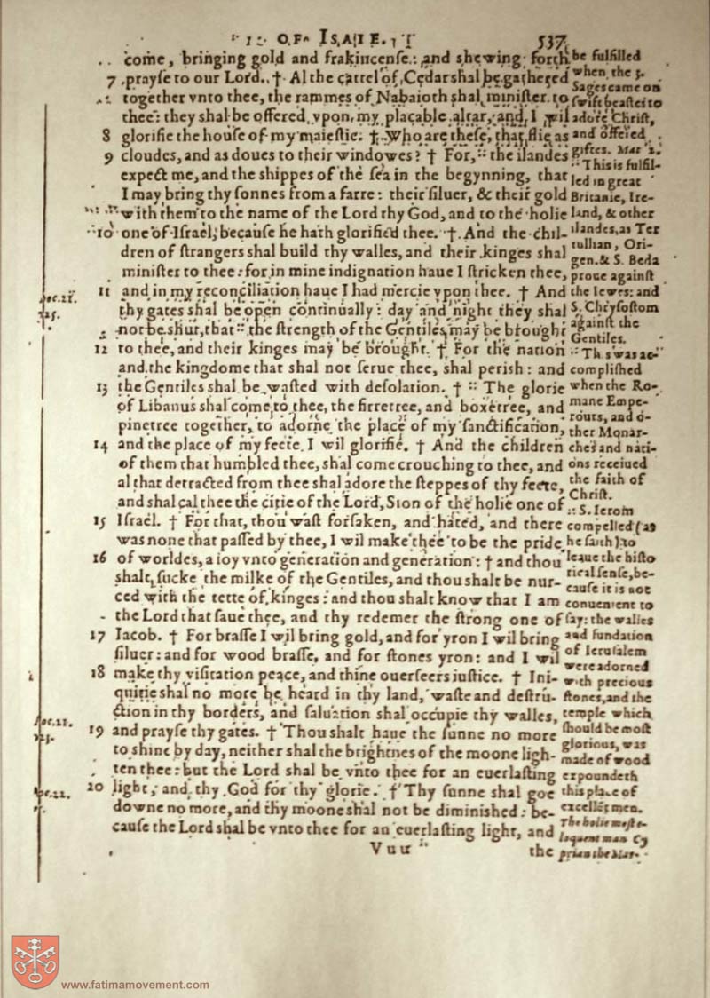 Original Douay Rheims Catholic Bible scan 1672