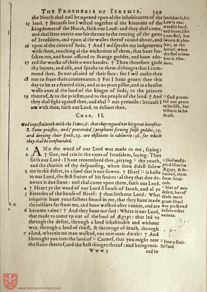 Original Douay Rheims Catholic Bible scan 1684