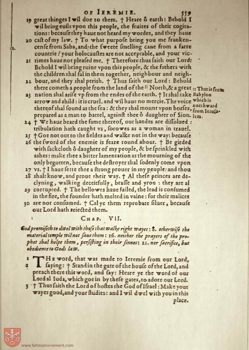 Original Douay Rheims Catholic Bible scan 1694