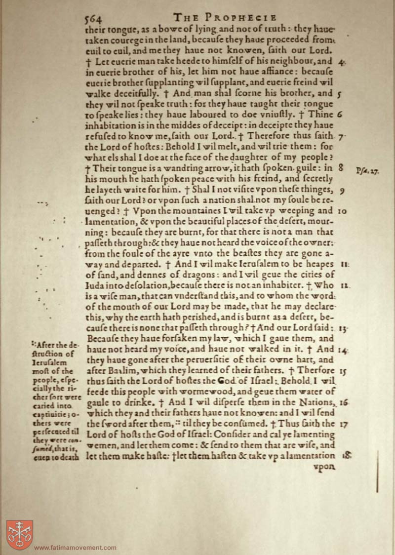 Original Douay Rheims Catholic Bible scan 1699