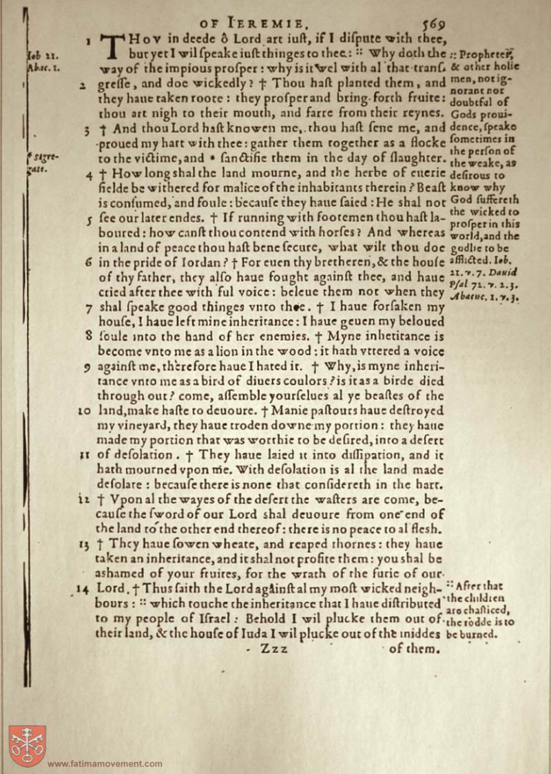 Original Douay Rheims Catholic Bible scan 1704