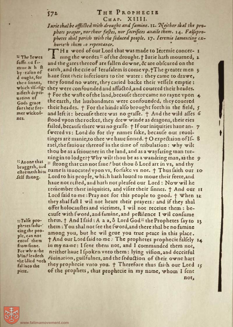 Original Douay Rheims Catholic Bible scan 1707