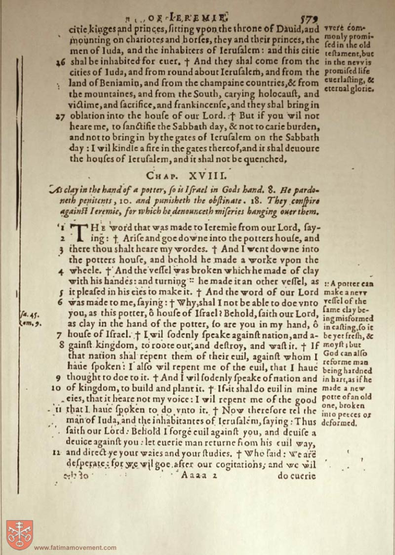 Original Douay Rheims Catholic Bible scan 1714