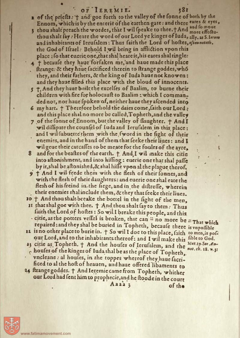 Original Douay Rheims Catholic Bible scan 1716