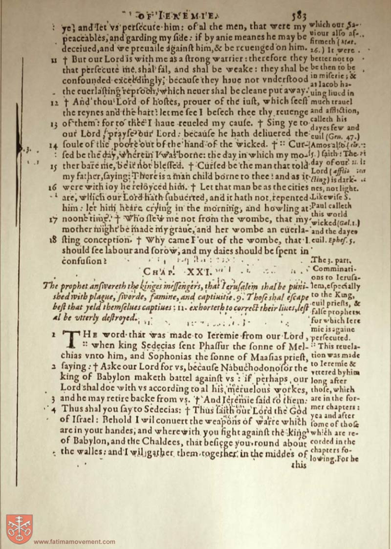 Original Douay Rheims Catholic Bible scan 1718