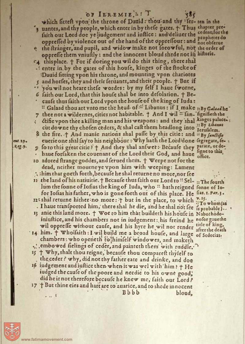 Original Douay Rheims Catholic Bible scan 1720