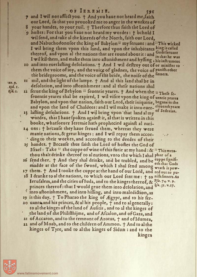Original Douay Rheims Catholic Bible scan 1726