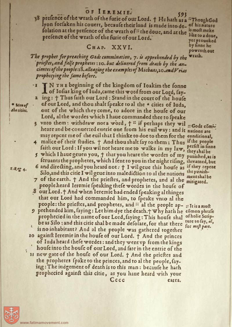 Original Douay Rheims Catholic Bible scan 1728